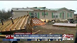 National Weather Service to survey Cherokee County storm damage