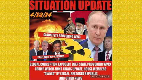 SITUATION UPDATE 4/23/24 - Is This The Start Of WW3?, Global Financial Crises,Cabal/Deep State Mafia