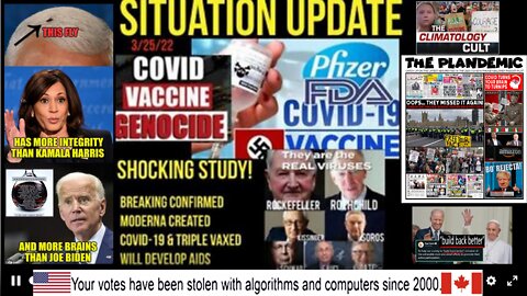 Situation Update: COVID Vax Genocide! Shocking Sudy: Moderna Created COVID-19! Triple Vaxed Will ...