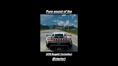 Pure sound of the Bugatti Centodieci (interior and exterior)