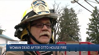 One person dead, three hospitalized after fire destroys an Otto house early Thursday