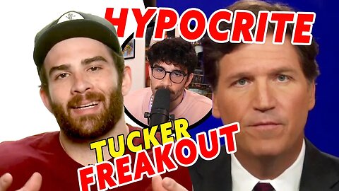 Tucker Carlson MALFUNCTIONS and gets ANGRY when Challenged | Old Hasanabi Reacts