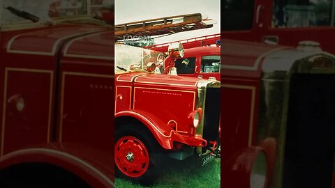Vintage Fire Engines in Scotland photos from Shows 1990s #fireengine #vintagefiretruck #vintagecars