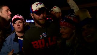 Buffalo Bills fans flood Jacksonville Saturday night