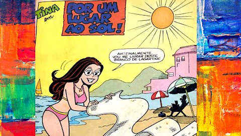 TINA IN FOR A PLACE IN THE SUN! [NARRED] Monica's Gang comic book
