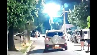 Exploding transformer scares Buenos Aires residents