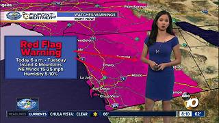 10News Pinpoint Weather with Melissa Mecija