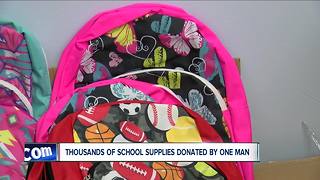 Niagara Falls businessman donates school supplies