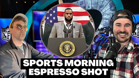 Lebron James to Replace Joe Biden as 2024 Nominee!? | Sports Morning Espresso Shot