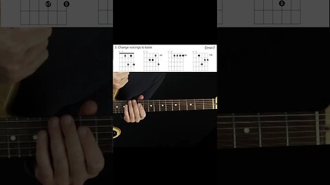 Quick steps to improvise jazz guitar chord melodies!