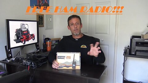 FREE HAM RADIO!! For New Ham Operators, QRZ-1 Explorer Dual Band Handheld!!