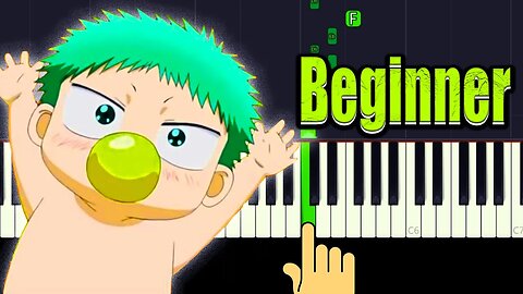Beelzebub OP 2 - Piano Tutorial Even You can Play! + Music Sheets
