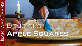 Apple Squares | Fall Apple Recipe | Easy Dessert Recipe by Heartway Farms
