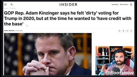 'Political Coward' Kinzinger Admits To KNOWING Trump Would 'Not Win' But Voted For Appearances