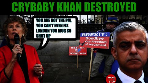 Sadiq Khan Demands Brexit Extension, Kate Hoey Destroyed Him