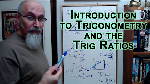 Introduction to Trigonometry & the Trig Ratios: SOH CAH TOA, Sin Cos Tan [ASMR Math]