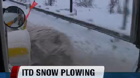 I.T.D. snow plow ride along