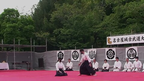 Aikido at Nagoya Castle's 52nd Annual Embutaikai 合気道第52回名古屋城古武道大 2023 05 05