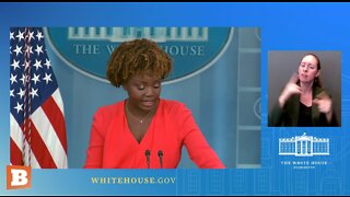 WH Press Secretary Karine Jean-Pierre speaking with reporters...