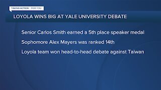 Loyola High School Wins At Yale Debate