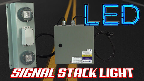 24 Watt LED Signal Stack Light - LED Traffic Light - NEMA 4X - Corrosion Resistant