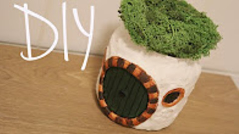 DIY: how to make a hobbit house jar