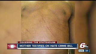 Mother testifies about son's brutal attack in support of Indiana hate crime bill