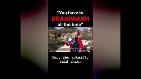 Jewish settler leader Daniella Weiss on how you have to keep brainwashing people in order to keep Zionism alive, so they (Jews in Israel) will get their Greater Israel.
