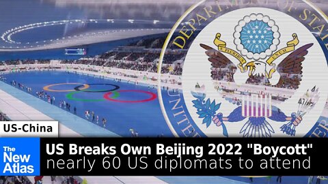US Breaks Own"Diplomatic Boycott" of 2022 Beijing Olympics - Up to 60 US Diplomats to Attend