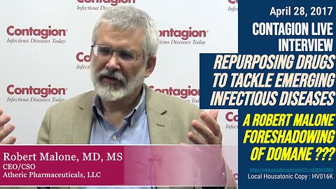 (Apr 2017) "Repurposing Drugs to Tackle Emerging Infectious Disease" (Robert Malone DOMANE preview?)