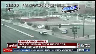 Woman shot inside car near downtown | Breaking news