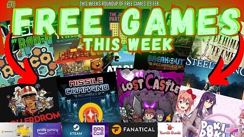 This weeks Gaming Freebies and deals 09 Feb