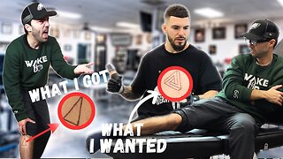GETTING A TATTOO THAT DISAPPEARS TWIIN SWITCH-UP PRANK💀🤯