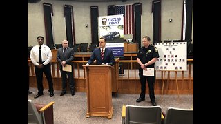 Authorities give update following arrests across Northeast Ohio in connection to fentanyl, heroin trafficking investigation.