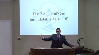 12/04/2022 - Session 1 - The Essence of God - Immutability #2