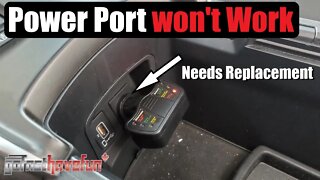 Honda Power Port 12 Volt Plug / Cigarette Lighter plug DOESN'T WORK | AnthonyJ350