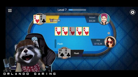 HAMPIR BANGKRUT SISA SALDO UANG DOLLAR $ 54.900 - POKER GAME