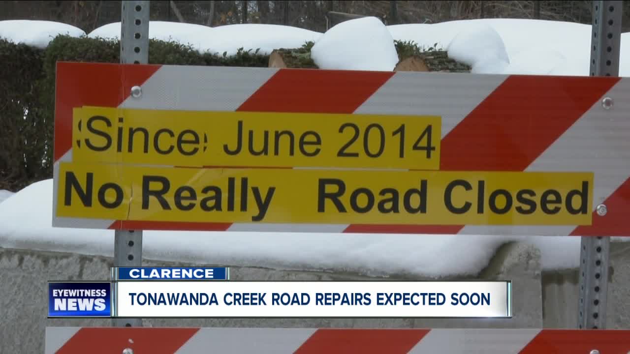 Repairs expected soon on Tonawanda Creek Road