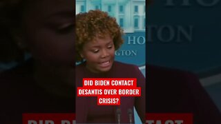 Did Biden contact DeSantis about migrants at the border?