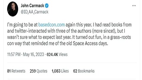 Activists Try To Cancel John Carmack For Attending BasedCon