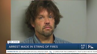 Arrest made in string of fires