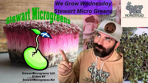 We Grow Wednesday 1.30.24 Stewart Micro Greens!