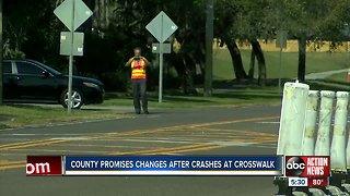 Hillsborough Co. to add sidewalk after several hit at crosswalk near Barrington Middle School