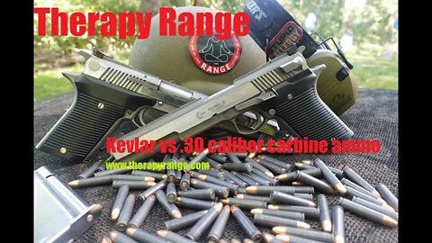 30 Carbine AMT AUTOMAG vs Kevlar Helmet #TherapyRange