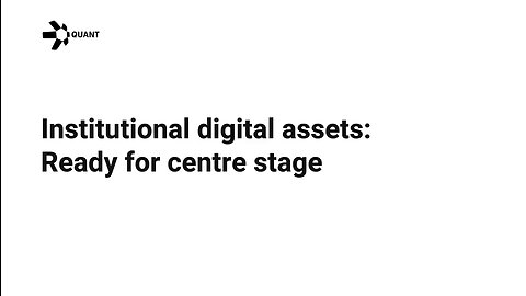 CBDCs | Quant CBDCs Are Here!!! "CBDCs Are No Longer a Fictional Concept. These Are Real. They Are Happening. It's Driven from the Top Down. It's Governments Saying We Will Have a CBDC." - Gilbert Verdian (The Founder of QUANT CBDCs)