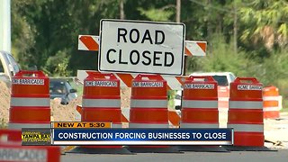 New Tampa business owners say Bruce B Downs construction is hurting business