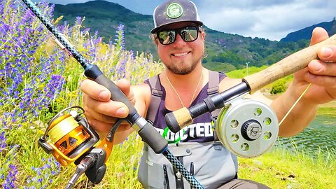 Spin VS Fly Fishing Showdown… The Results Are UNEXPECTED!!