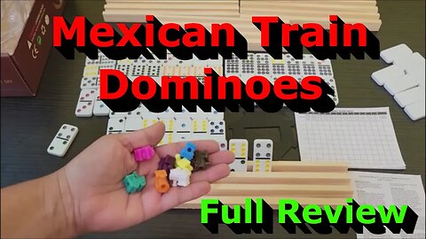 Family Game Night - Mexican Train Dominoes - Full Review