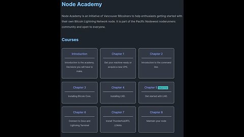 Node Academy: Chapter 5 - Get started with LND