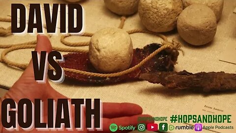 Sling stones: David vs Goliath